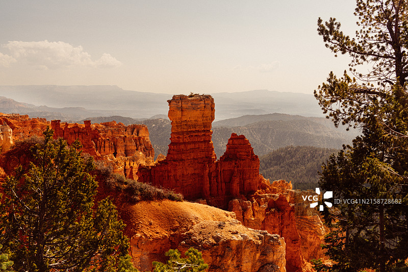 布莱斯国家公园的石柱图片素材