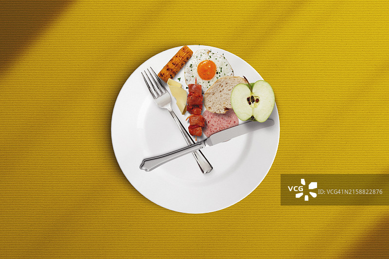 间歇性禁食概念图片素材