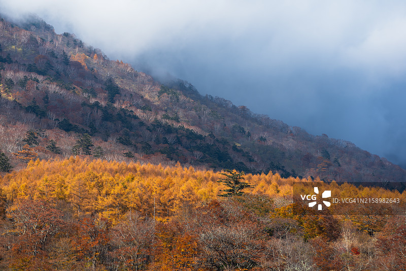 日本栃木县男体山风光图片素材