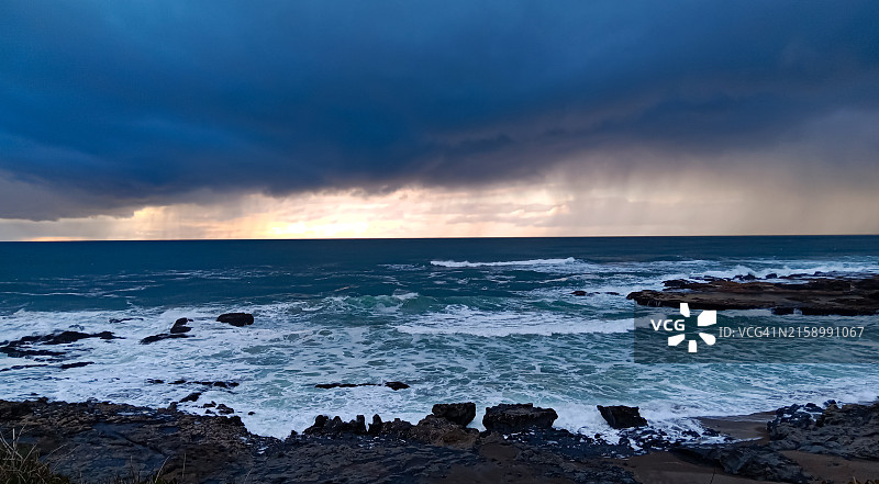 美国俄勒冈州亚查茨海景风光图片素材