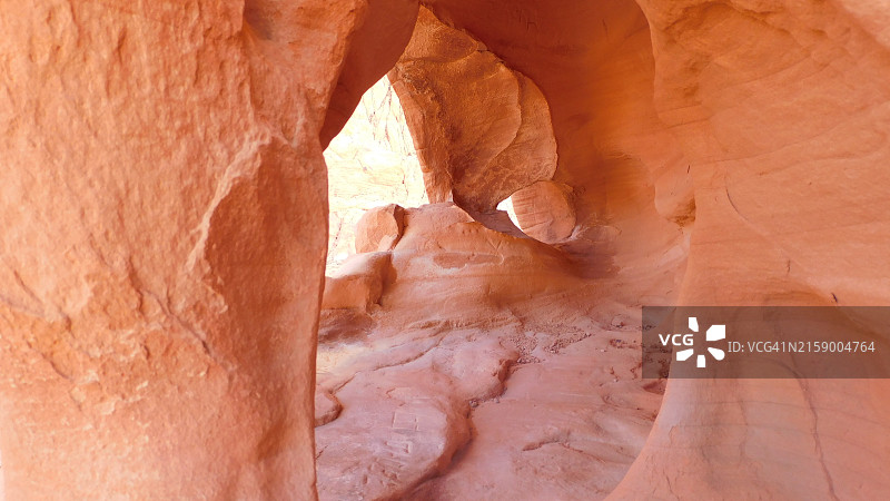 内华达州亨德森岩层特写，美国图片素材