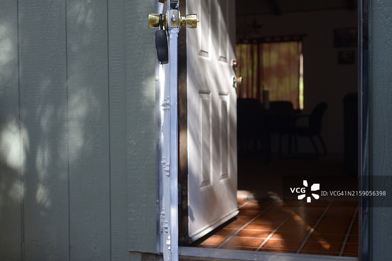 美国汽车旅馆房间门图片素材