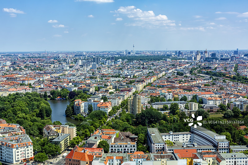柏林城市天际线图片素材