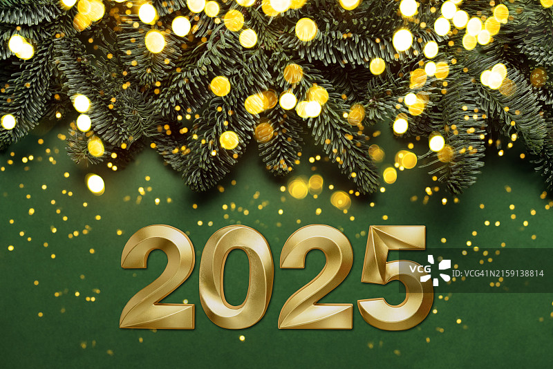 2025年新年快乐节日背景图片素材