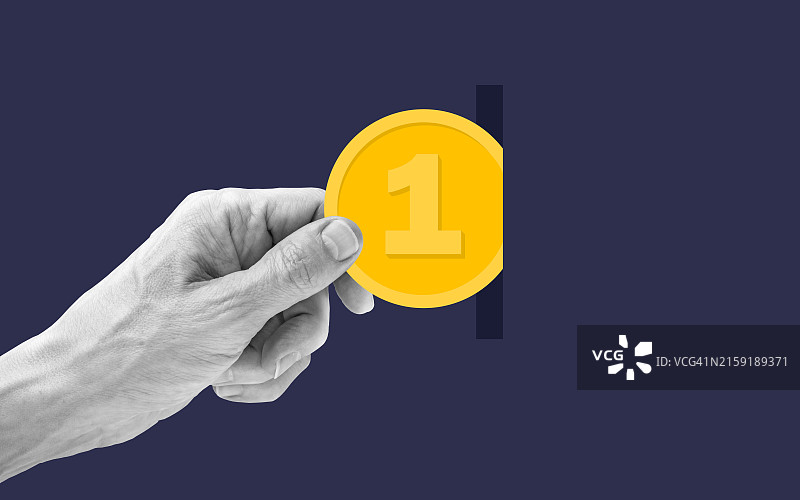 投入硬币图片素材