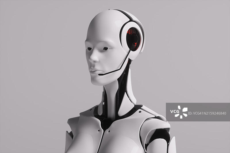 人工智能聊天机器人图片素材