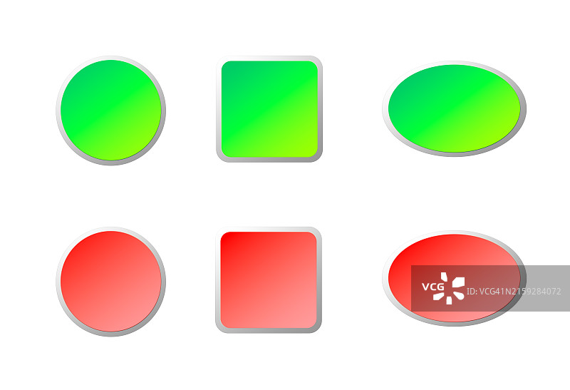 空白开启/关闭切换开关按钮图片素材