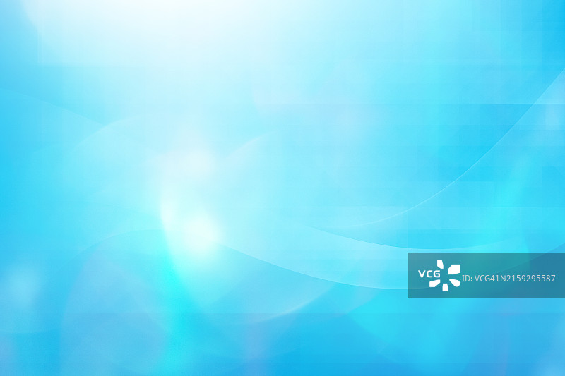 抽象的散焦蓝色灯光背景图片素材