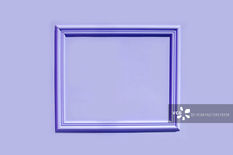 粉色墙壁背景上的薰衣草相框图片素材