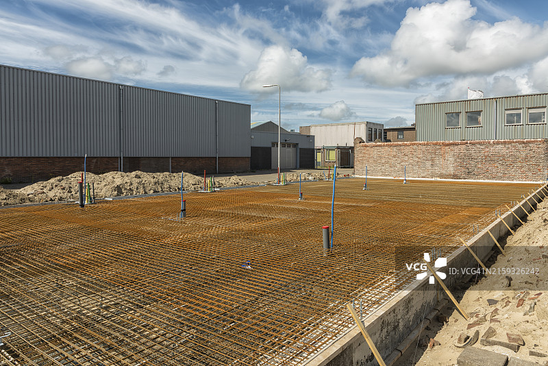 在建施工现场概览图片素材