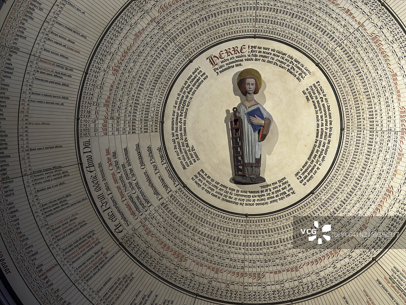 隆德大教堂天文钟图片素材