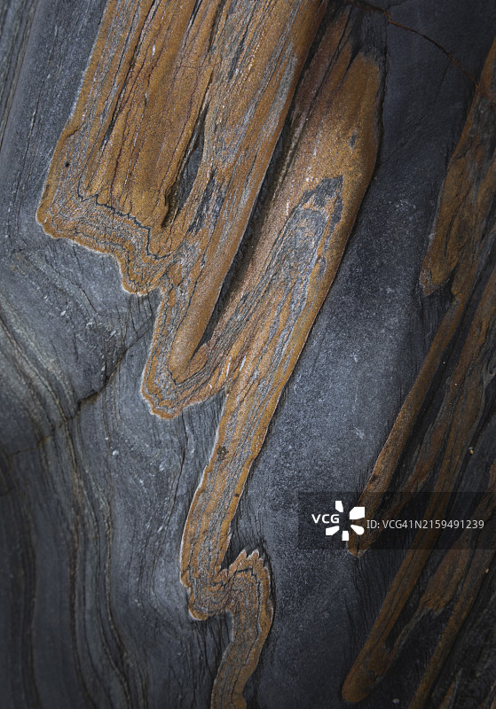 英国苏格兰艾莱岛的抽象岩石图案图片素材