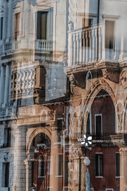 威尼斯黄金宫景色图片素材