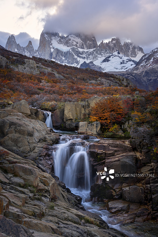 巴塔哥尼亚，萨尔托河瀑布图片素材