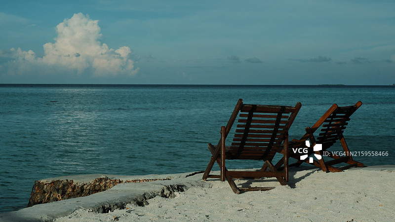 马来西亚邦邦岛的壮丽海景图片素材