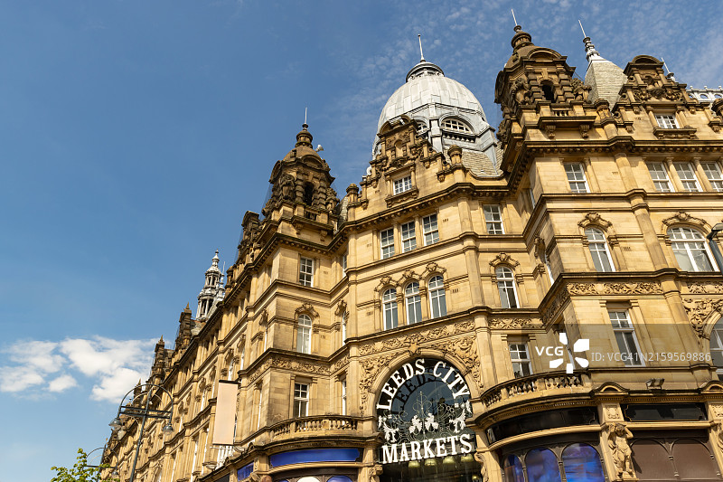 利兹市柯克盖特市场图片素材