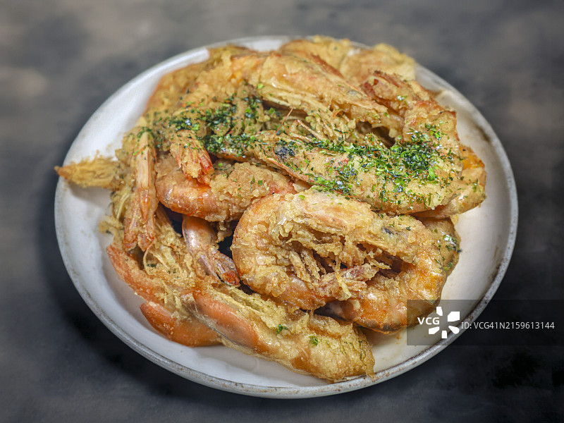 油炸虾图片素材