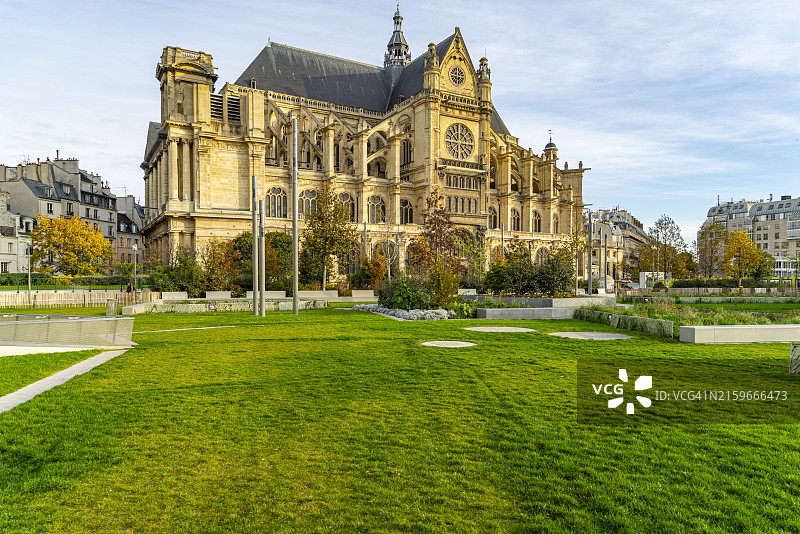 巴黎莱阿尔花园图片素材