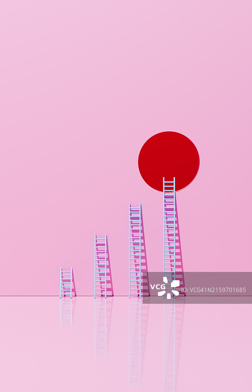 通往目标的阶梯图片素材