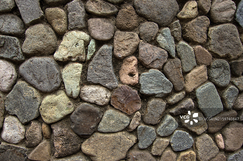 石头和混凝土围墙细节图片素材