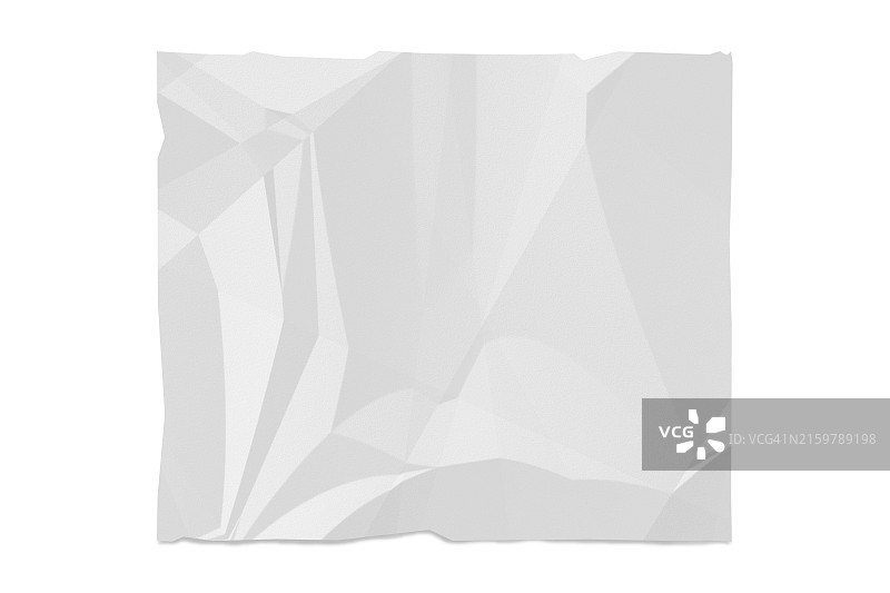 浅色背景上的白色皱纸图片素材