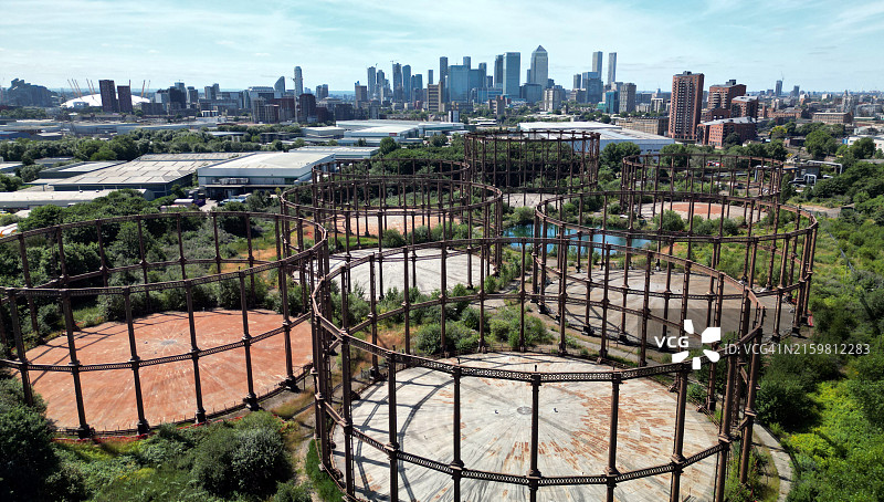 布 Bromley-by-Bow 天然气厂图片素材