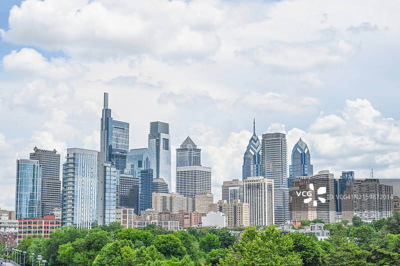 费城中心城区图片素材