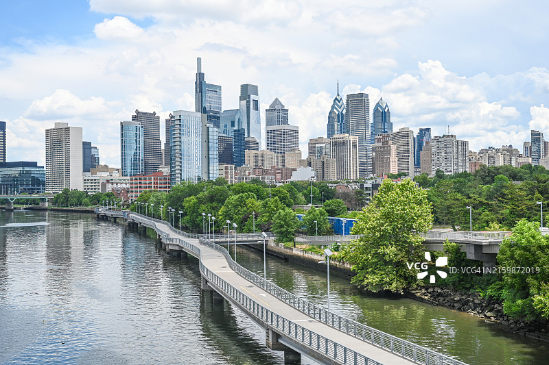 费城中心城区图片素材