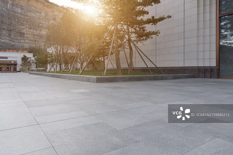 中国北京的中国风建筑广场空间图片素材