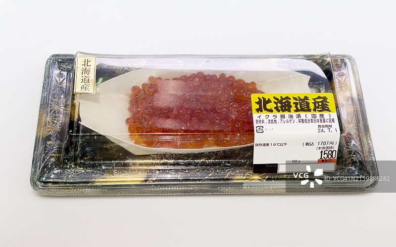 北海道腌制鲑鱼籽图片素材