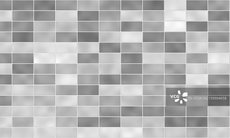 灰白色调光滑矩形砖抽象背景图片素材