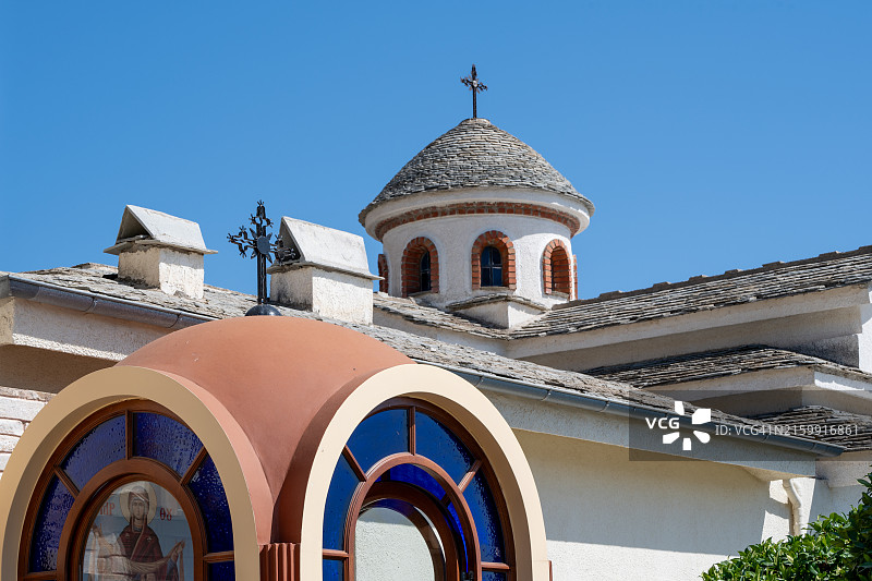 塔索斯岛天使长米迦勒修道院图片素材