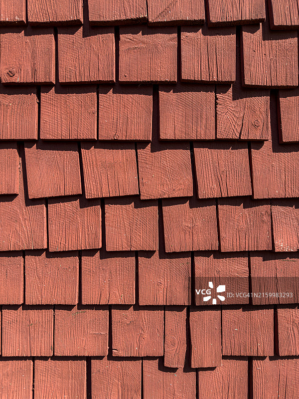 红色瓦片外墙的完整画面图片素材