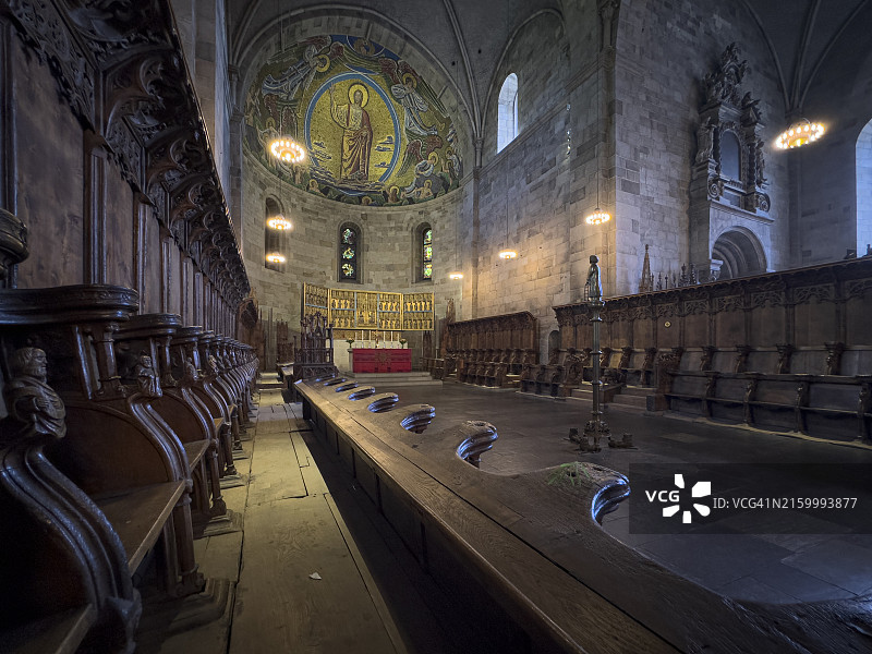 隆德大教堂内部图片素材