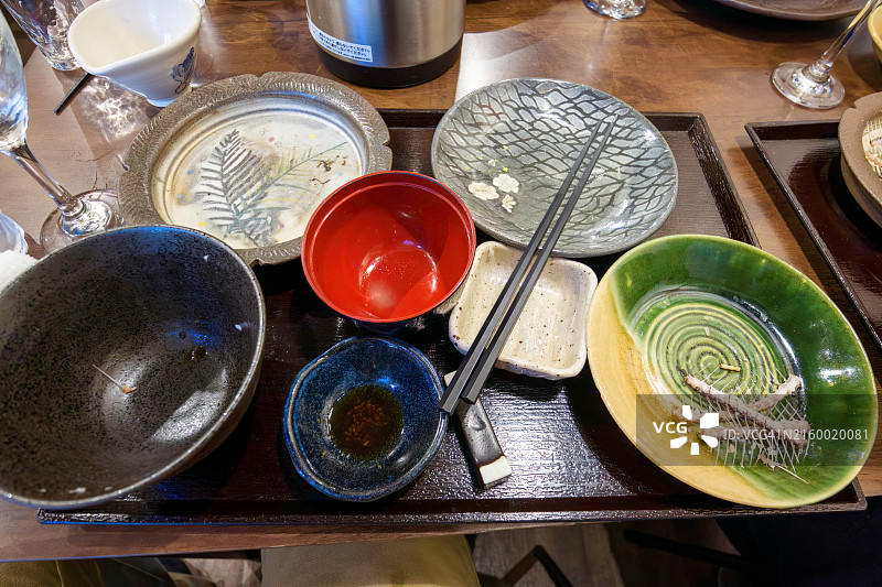 诱人的日式套餐图片素材