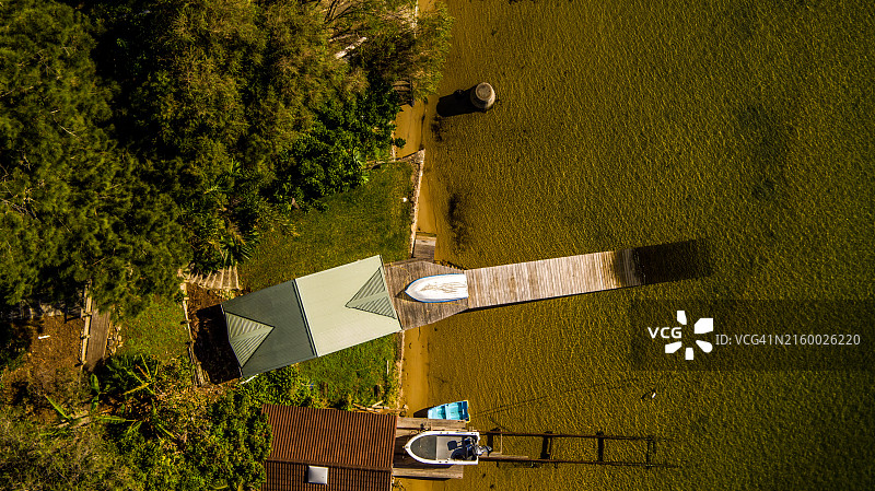 阿瓦隆皮特沃特船坞鸟瞰图图片素材