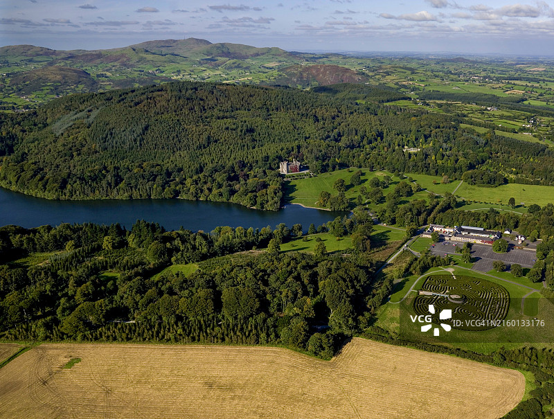 北爱尔兰唐郡卡斯韦兰城堡森林公园图片素材