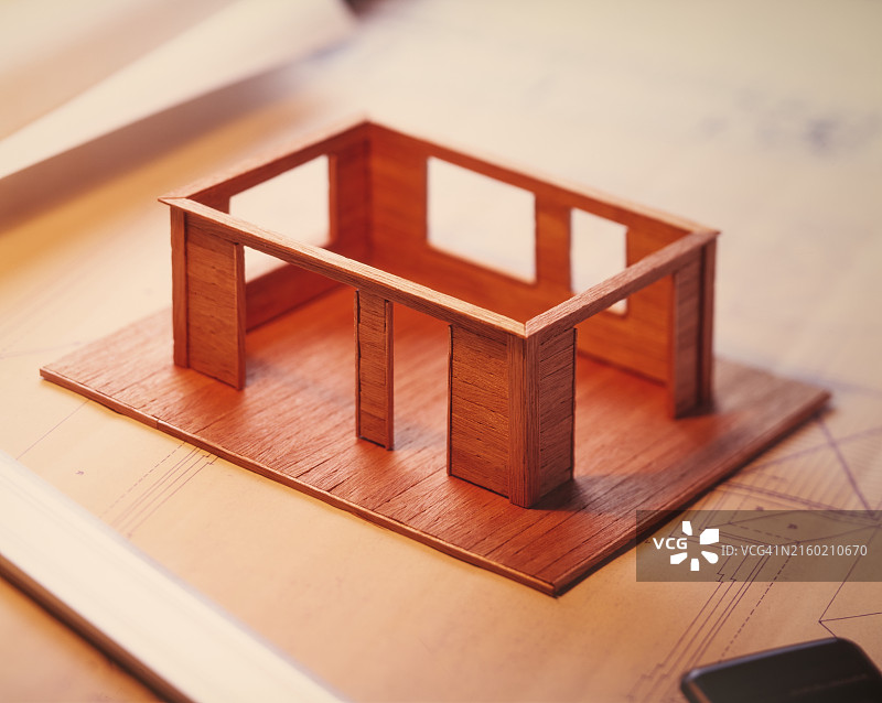 房屋模型和设计图图片素材