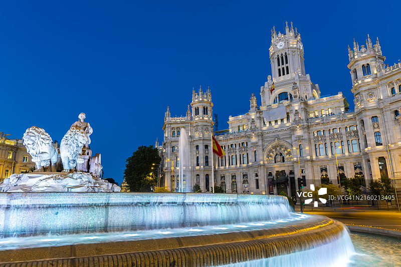 马德里西贝莱斯广场图片素材
