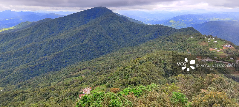 印度米佐拉姆邦锡亚尔苏克山景观图片素材