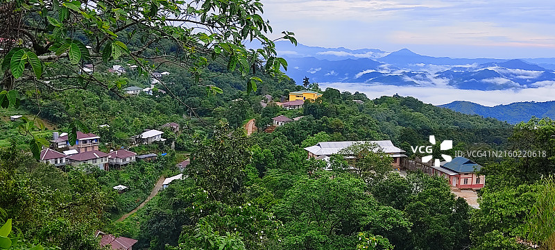 印度米佐拉姆邦锡阿尔苏克村图片素材