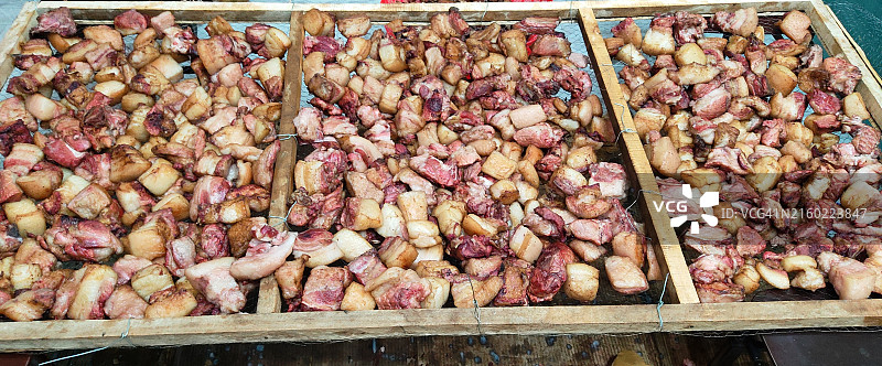 烟熏猪肉图片素材