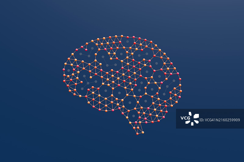 大脑记忆连接丢失图片素材
