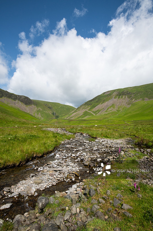 坎布里亚山涧图片素材