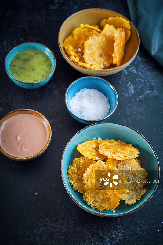 波多黎各炸大蕉图片素材