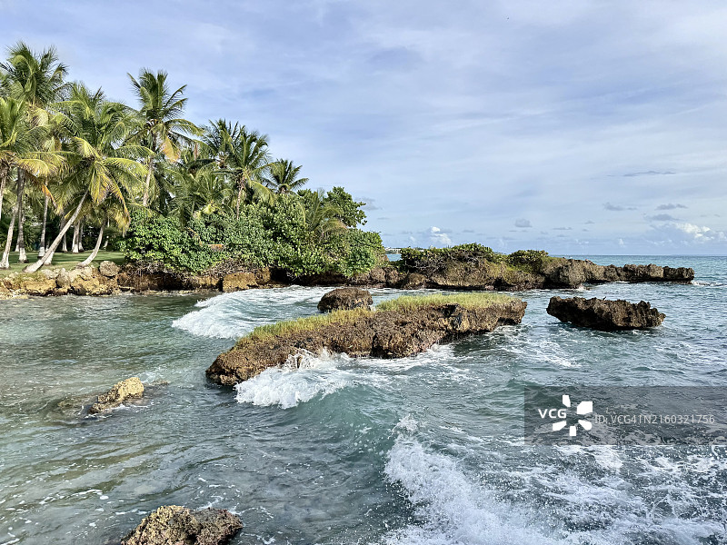 瓜德罗普勒戈西耶海景风光图片素材