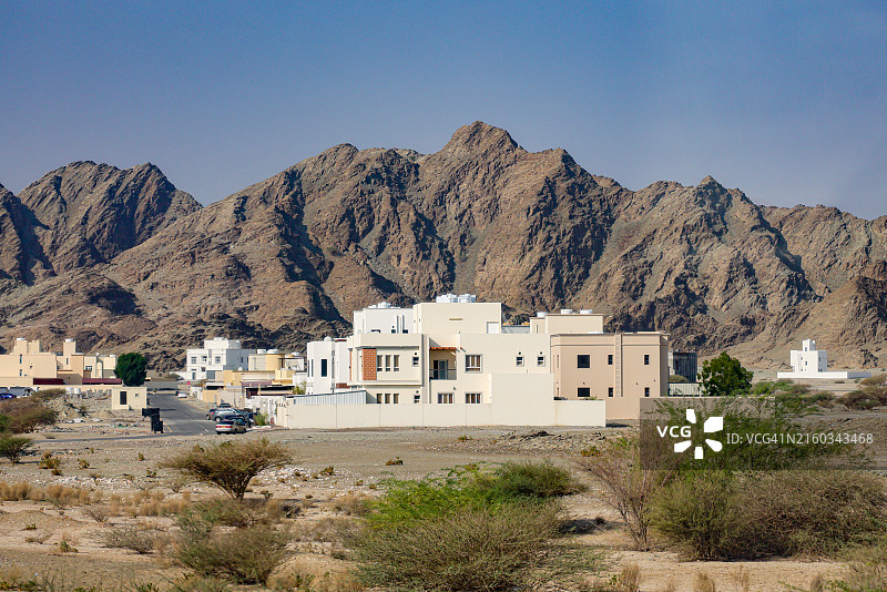 阿曼山景现代住宅区图片素材