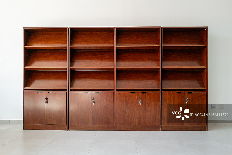 木制书柜图片素材