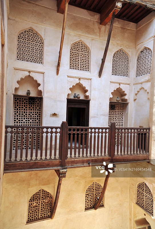 阿拉伯半岛建筑-阿曼住宅的建筑特色图片素材