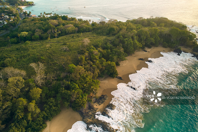 托巴哥欧文山洛基角的后湾图片素材